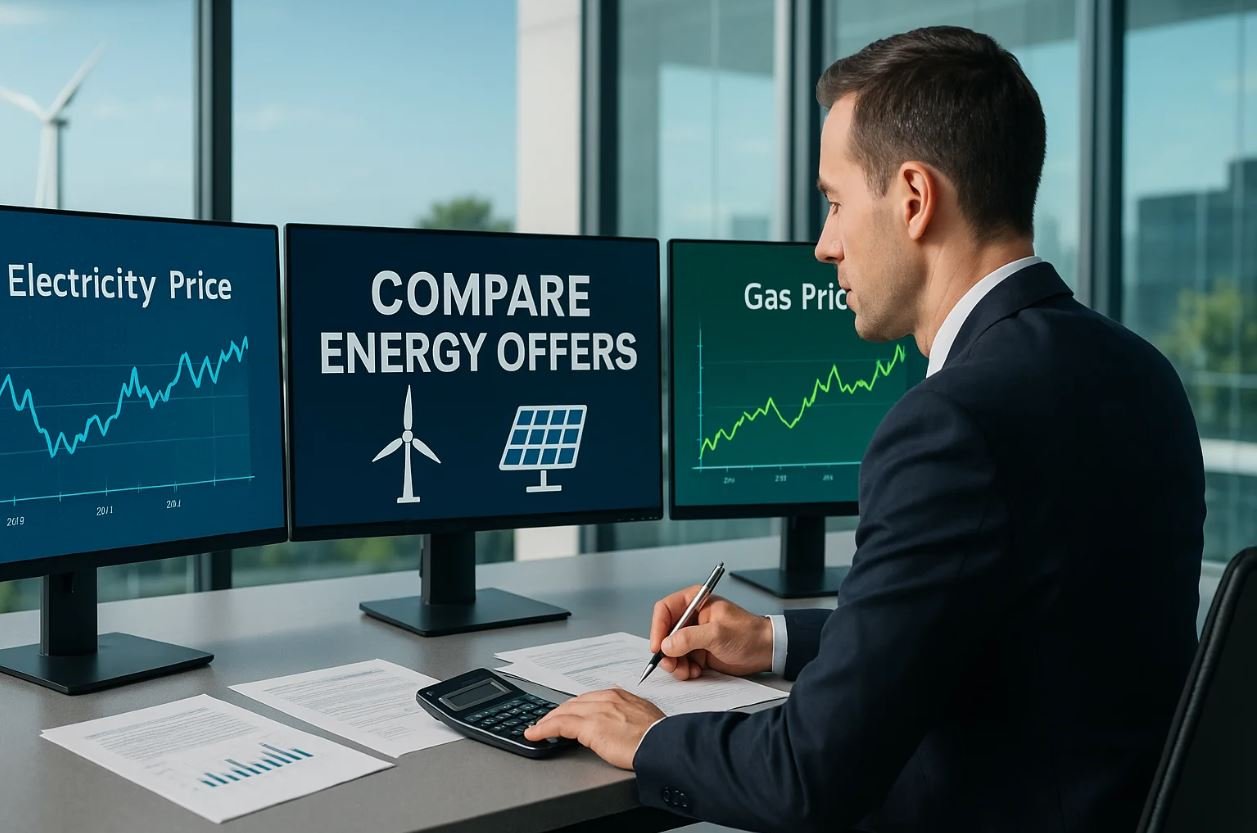 Comparar las ofertas energéticas para empresas: 7 criterios esenciales (2025)